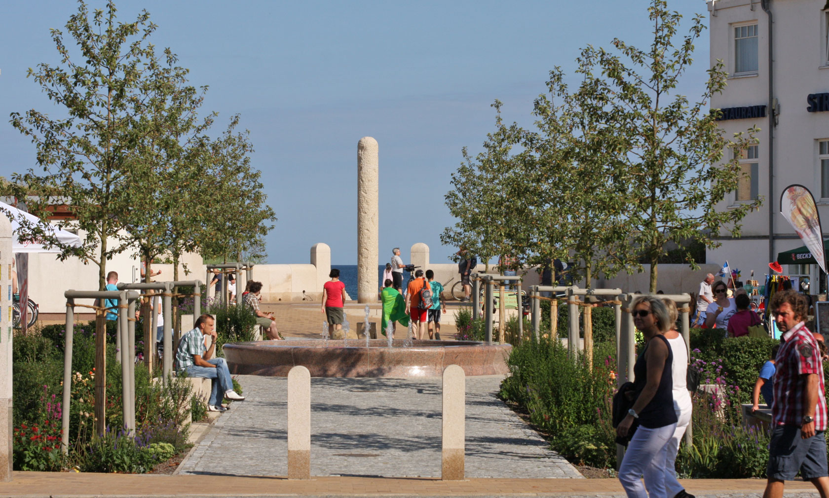 Strandpromenade Ostseebad Breege Juliusruh